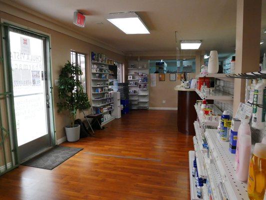 Welcome to Chula Vista Pharmacy! We have a vast waiting area and plenty of your favorite over-the-counter products available.