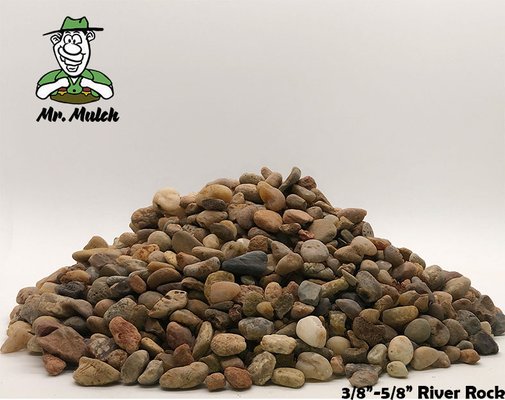 River Rock near me, Decorative Stone near me. We have it! Delivery in Oklahoma City, Moore, Norman. Topsoil driveway gravel and mulch.