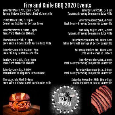 2020 Food Truck Events