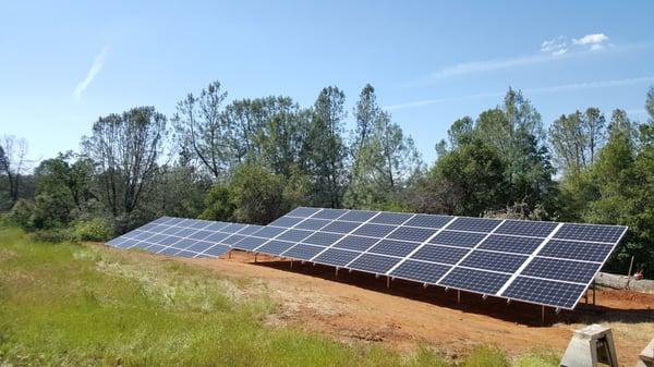 Ground Mount Solar system that we recently completed.