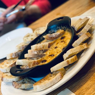 Welsh Rarebit A warm blend of English cheddar and Stilton cheeses, Smithwick's Irish Ale, Coleman's mustard, crostini.