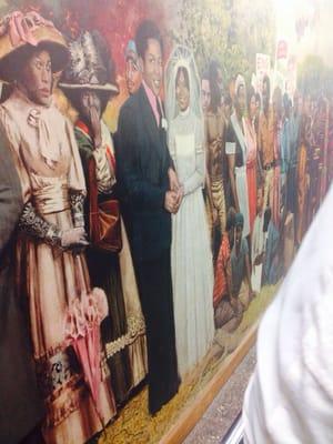 "The Black Experience," mural that depicts 114 African-Americans