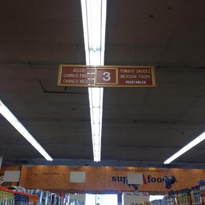 I never realized jello was important enough to get at the top of the aisle sign...