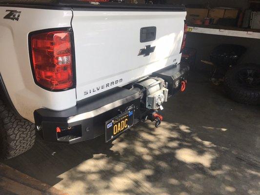 2017 Chevy rear bumper