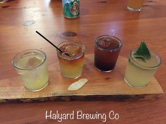 Great ginger beer cocktail flight