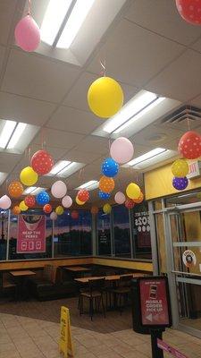 It's always a party in this Dunkin!