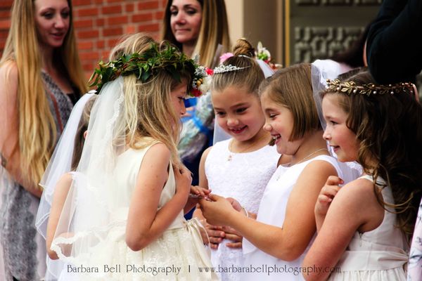 On the big days, there are quiet moments among friends, no matter the age.  When I capture these moments, we all get to relive the memories.