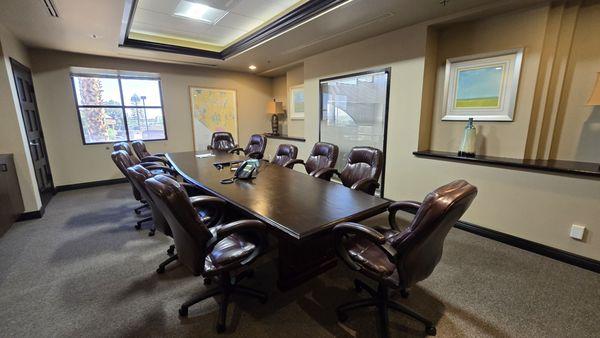 Our board room where most of our meetings happen.