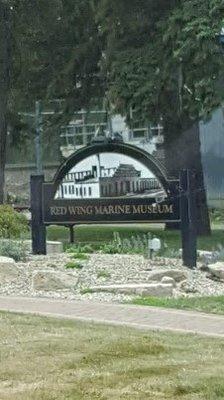 Red Wing Marine Museum Sign