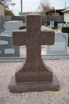 North American Mahogany Cross