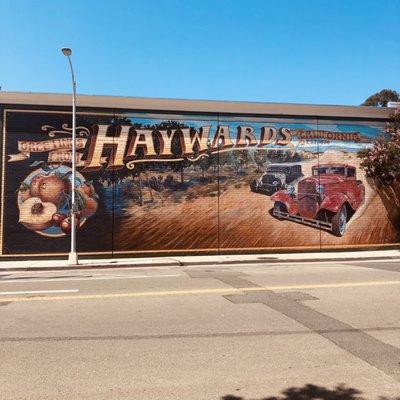 Mural hiding in downtown side street.