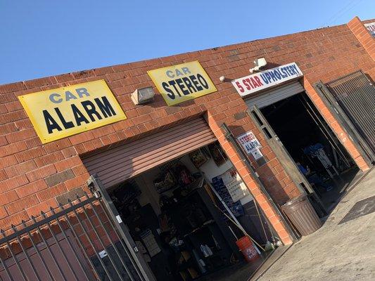 The outside of the auto plaza you'll find the signage