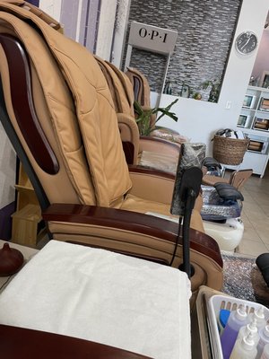 Pedicure massage chairs