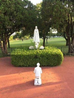 Fatima prayer area