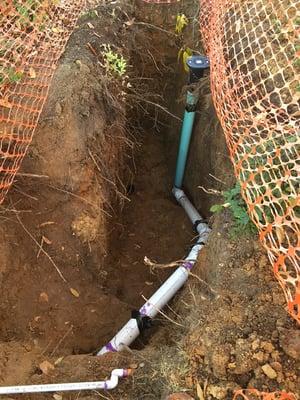 Sewer break repair