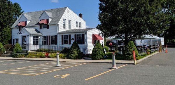 Sunny House Restaurant with outdoor dining during the virus.