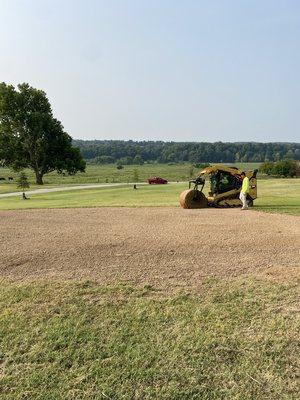 Sod installation