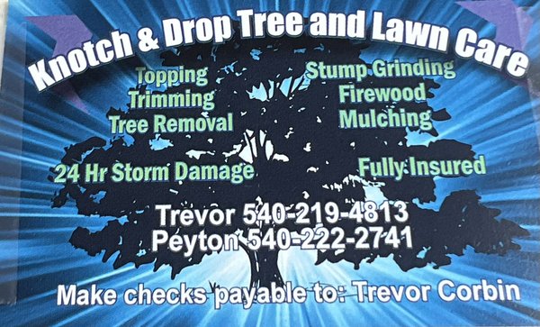 Knotch and Drop Tree and Lawn Care