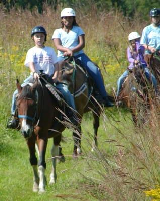 Horseback ride on over 400 acres!