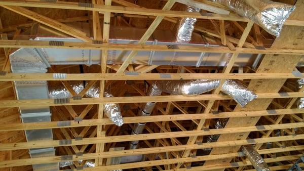 New duct installation 