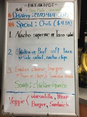 Come try our Famous 1/2lbs Nacho Supreme & Taco Salad