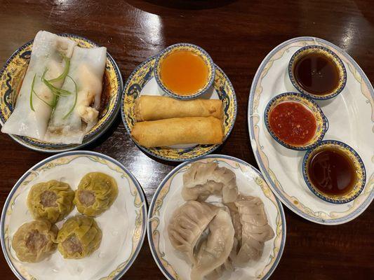 Variety of Dim Sum