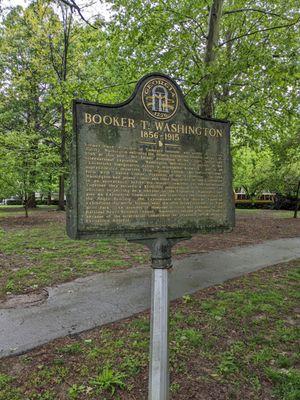 Booker T. Washington Historical Marker