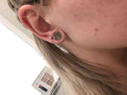 Second lobe piercing