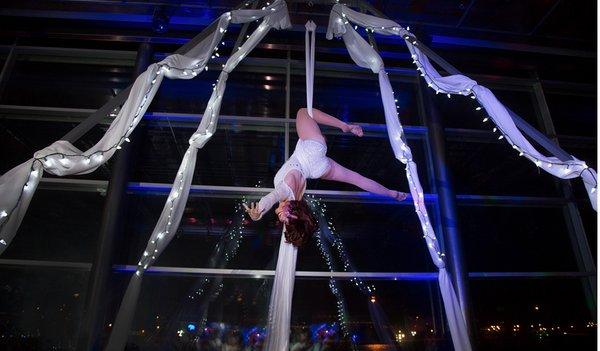 Tempe Center for the Arts- Aerialist at a Beat Booth wedding, Super Cool!!