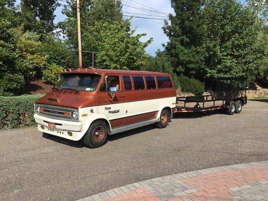 Delivery with Bobby's Dodge Van