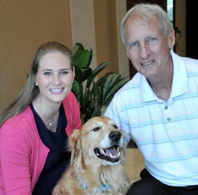 Jim, Adrienne and our Chief Morale Officer, Mason!