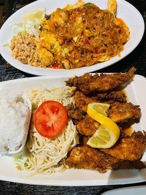 Pad Thai (chicken), chicken with noodle salad