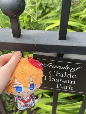 Childe visits his park :D