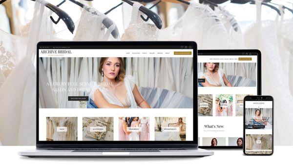 Archive Bridal Web Design