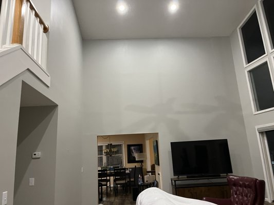 Painting living room