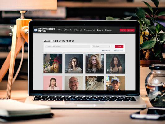 We recently had the pleasure of designing and developing a fully custom-made website for our client Entertainment Casting.