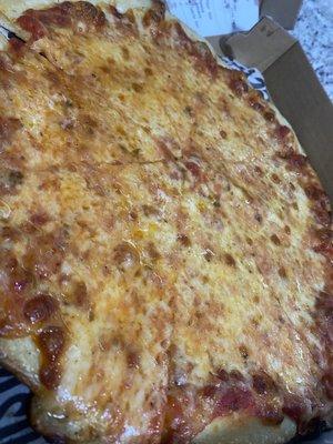 Extra cheese pizza