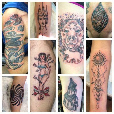 Tattoos by Alexandra Smith at Marked Tattoo Studio