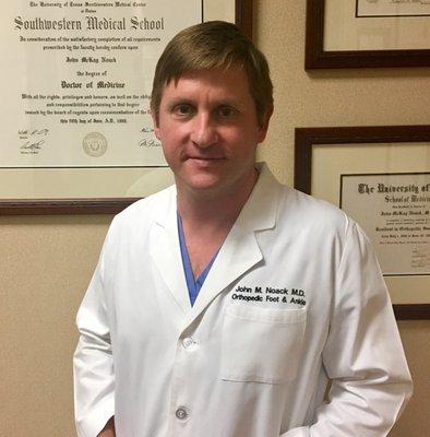 Dr. John M. Noack is a local Texan who graduated from Southwestern Medical School, and has been treating our patients for over 13 years.