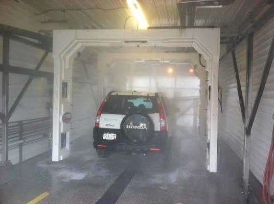 Fast and efficient STORM car wash