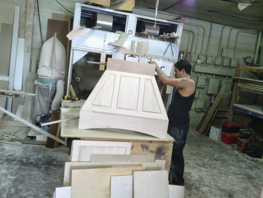 All carpentry is hand made,  built to custom.