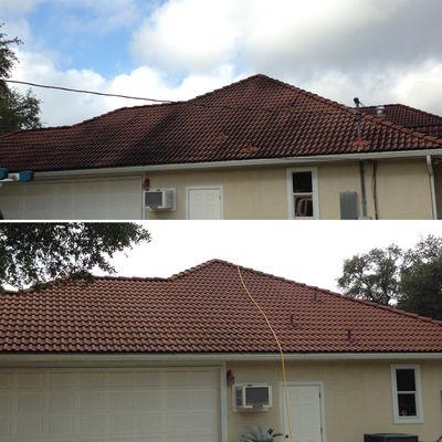 Don't replace your roof yet! Let us get it back to its original color.