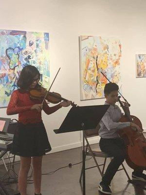 Violin and cello lessons