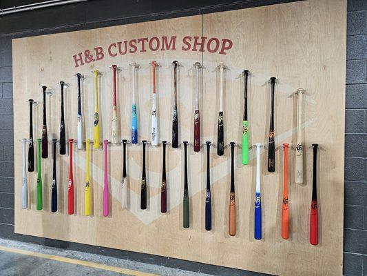 You can customize a bat for any occasion