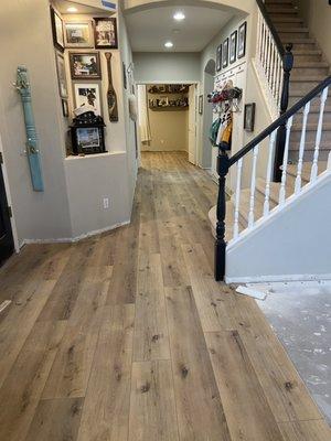 Hallway flooring