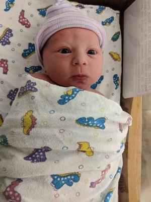 My daughter's first new-born born (a son); Oliver Andrew