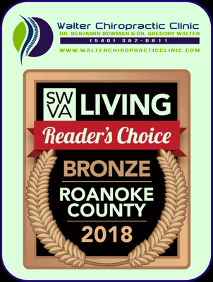 Dr Bowman - Voted SWVA Readers Choice Roanoke County Best Chiropractor