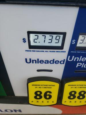 Unleaded   $2 73