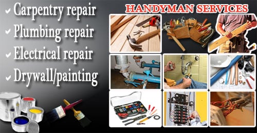 Montgomery County Maryland Remodeling, handyman, carpenter, plumber, electrician, repairman, handyman services