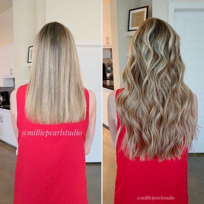 Nano Bead Hair Extensions | no tape, glue, heat, or weft